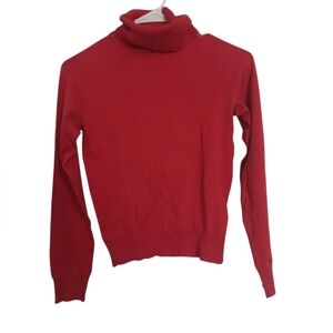 Only The Unlimited Label Red Turtleneck Sweater Size Small